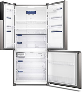 Refrigerador Multidoor Efficient Electrolux 590 Litros Autosense e Inverter Inox Look Site dos Eletros: Eletrodomésticos, Eletroportáteis e Tudo para Você e sua Casa | Melhores Geladeiras French Door em 2025 • Melhor Geladeira French Door